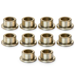 Flange Sleeve Bearings uxcell 10pcs Self Lubricating Bronze 8mm Bore-0